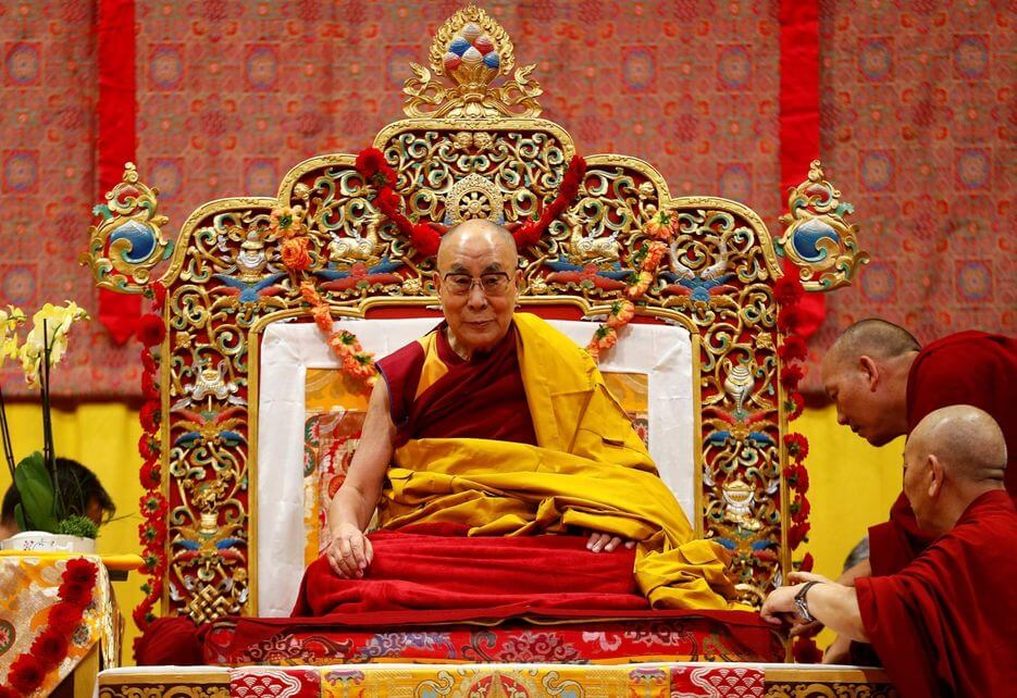 The seat of His Holiness Dalai Lama